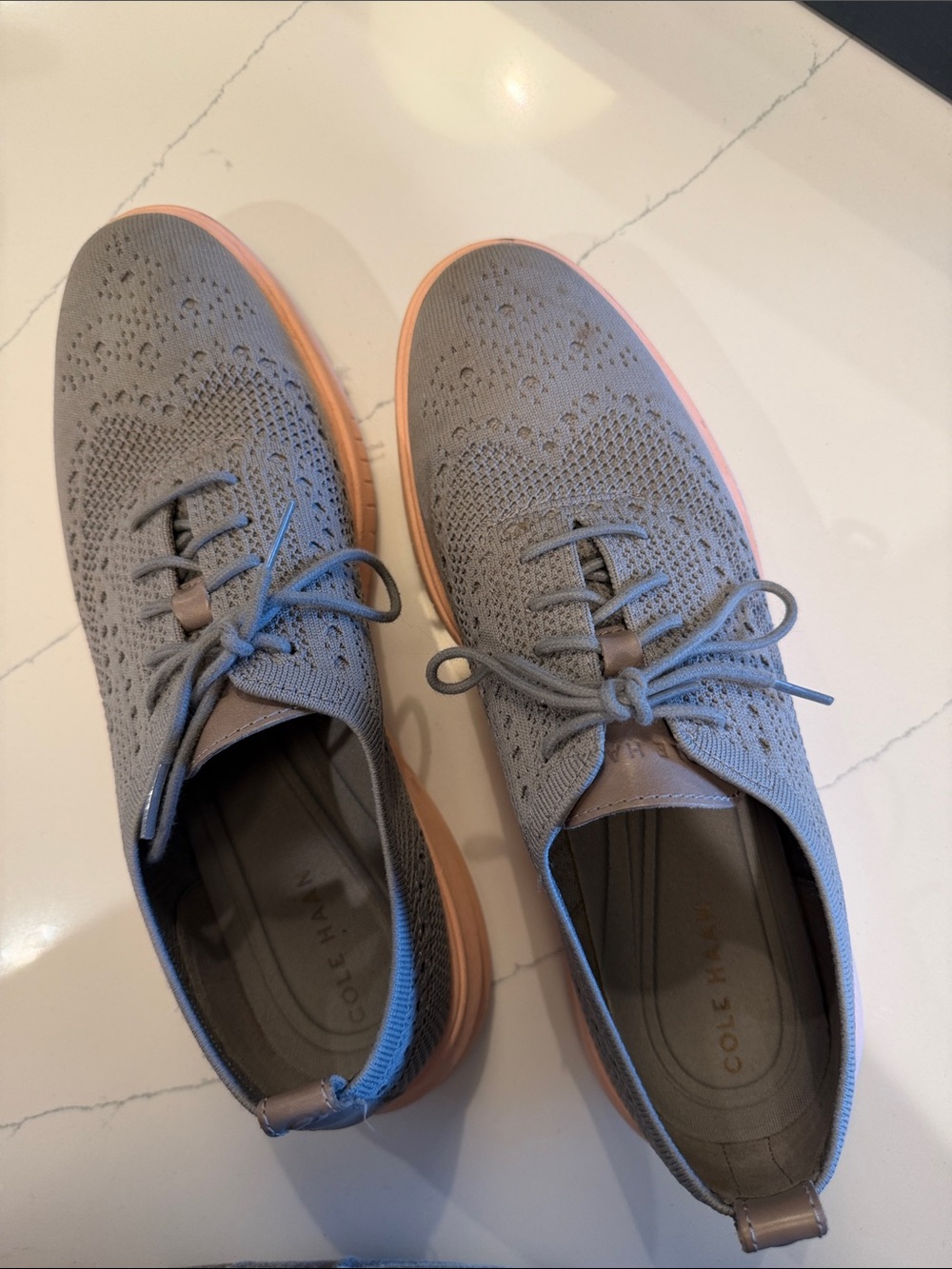 COLE HAAN OriginalGrand Stitchlite Wing Tip Oxford Women Shoes Size 11.